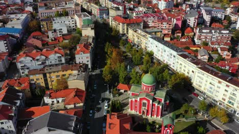 Vista-Aérea-Del-Drone-De-La-Iglesia-Ortodoxa