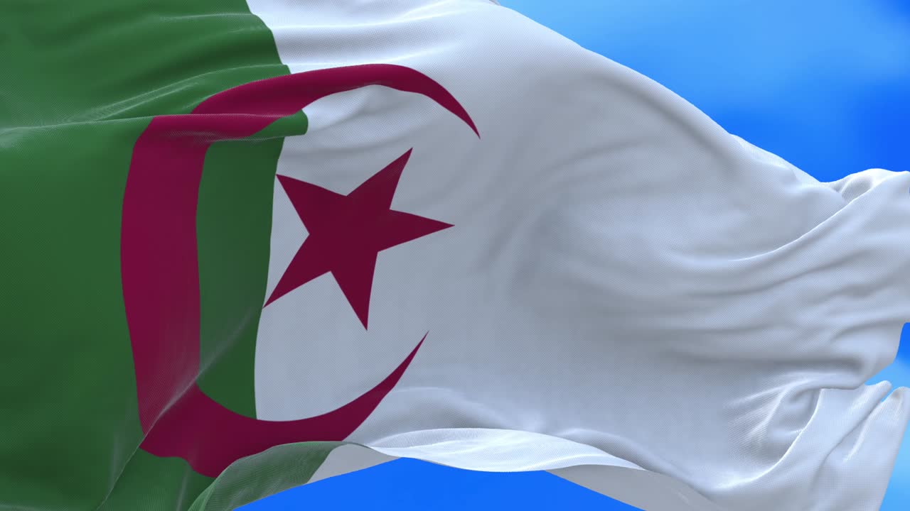 la bandera de argelia.