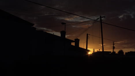 a clouded sky during sunset