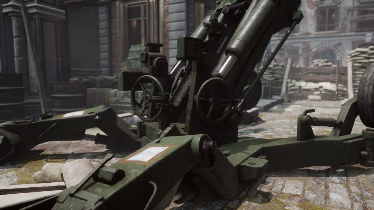 cañón en la ciudad