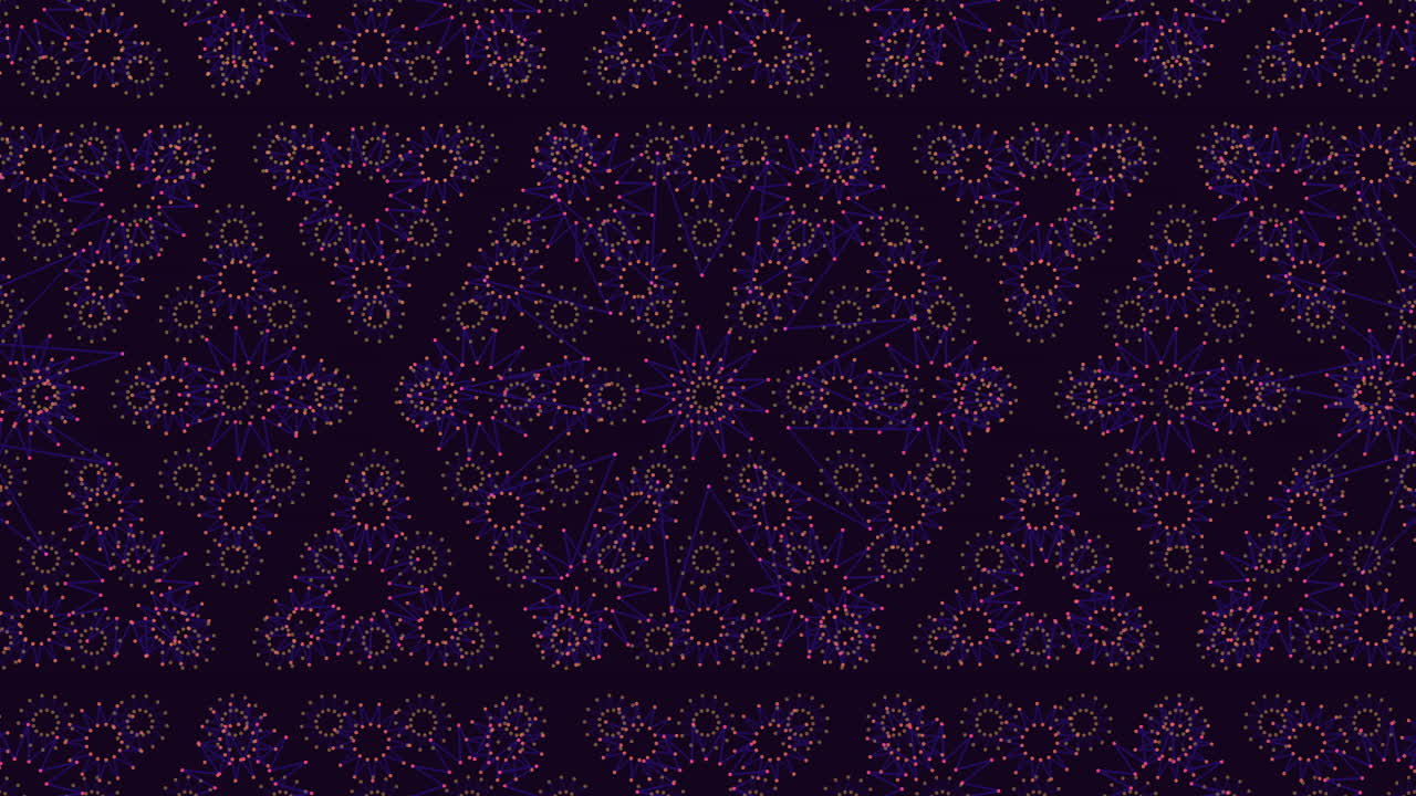 elegante patrón de línea púrpura sobre fondo negro