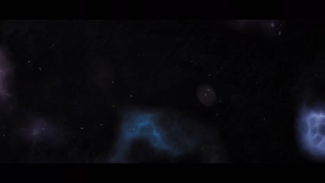 animation of lightning striking with multi coloured clouds of smoke on black background
