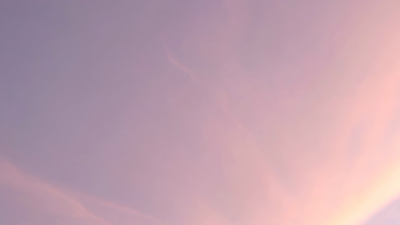 새벽이나 저녁의 파스텔 하늘