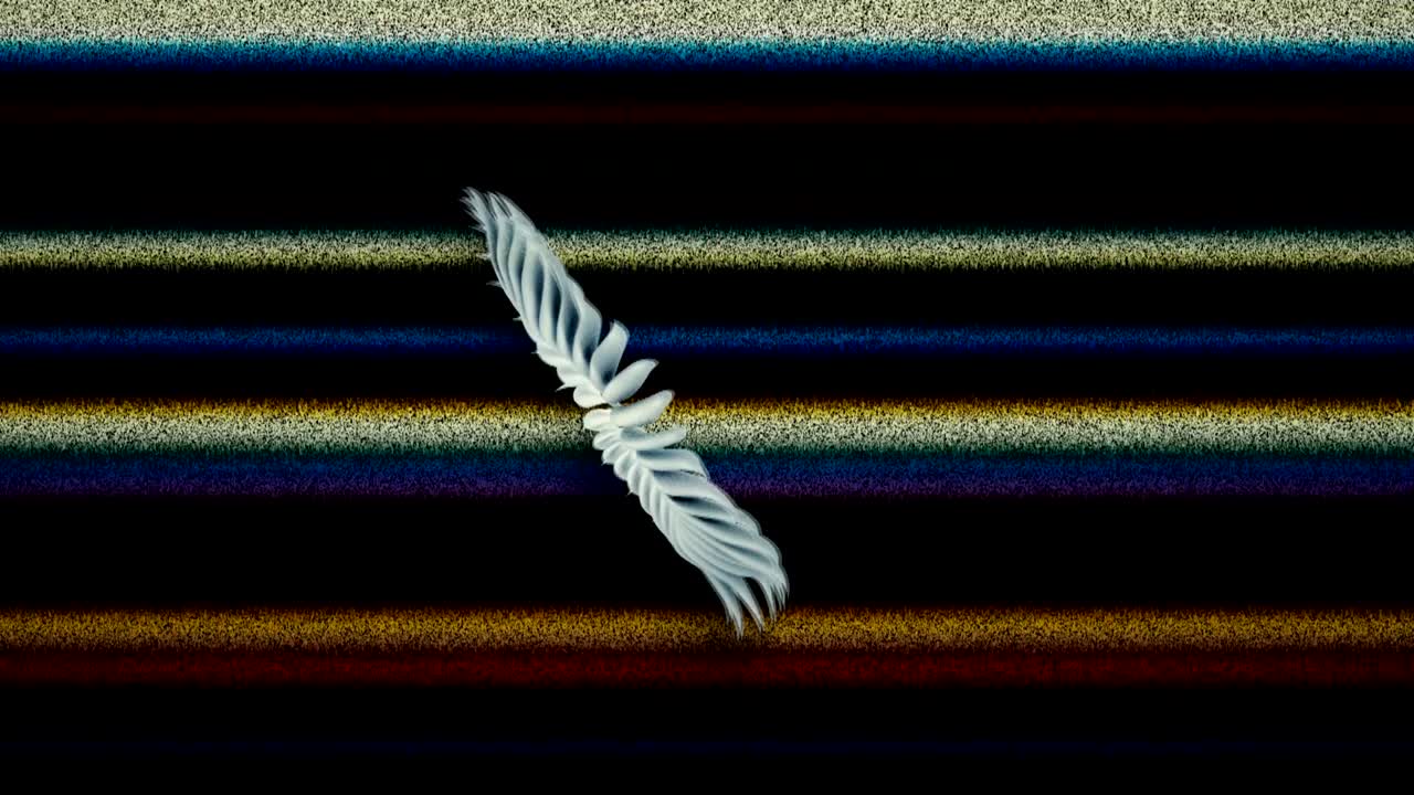 추상적인 배경 회전 세그먼트 유기 형태