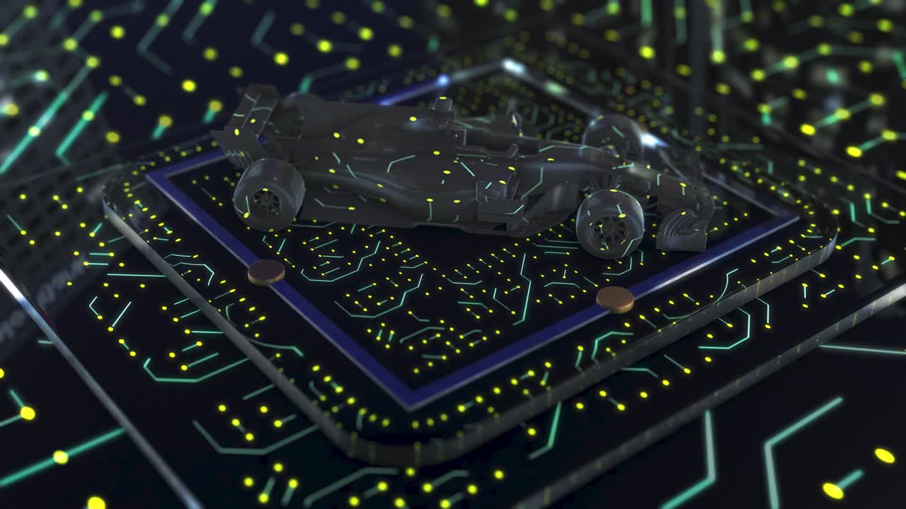 Advanced Technology Concept Visualization Background 4K