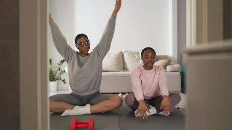 women doing sports in mat