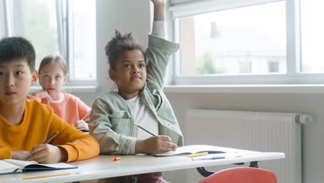 student at the classroom.