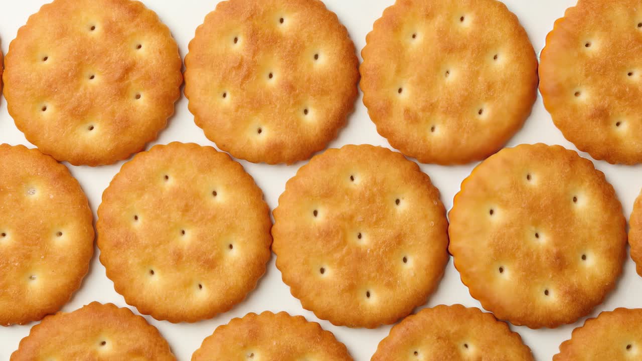 Sweet Cookies on White Background