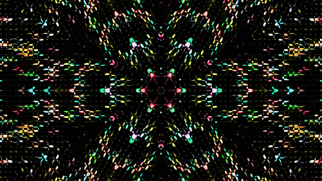brillano brillantemente che regolano i movimenti sottili con strisce colorate su uno sfondo nero