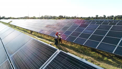 solar panel farm inspection