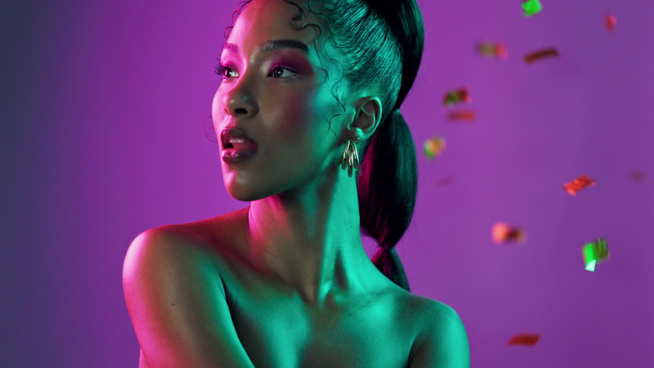 retrato de moda de una mujer