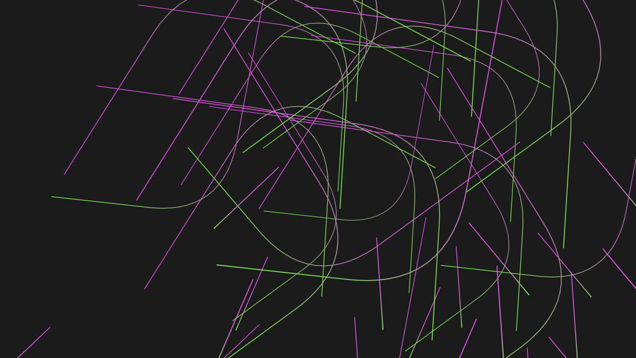 patrón de laberinto colorido sobre un fondo negro