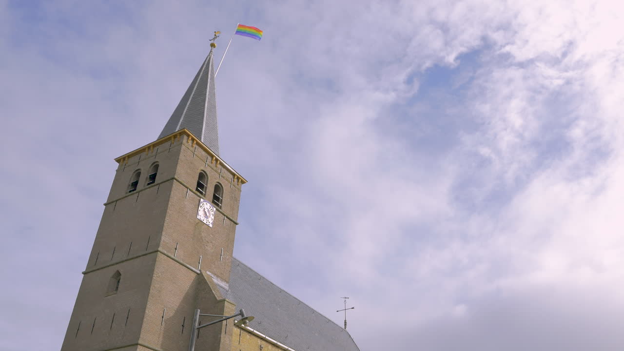 Gammel gotisk kirke i Holland.