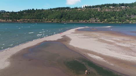 Hood-River-Kitesurf-En-El-Desfiladero-Del-Río-Columbia-Kiteboarding-Hood-River-Oregon