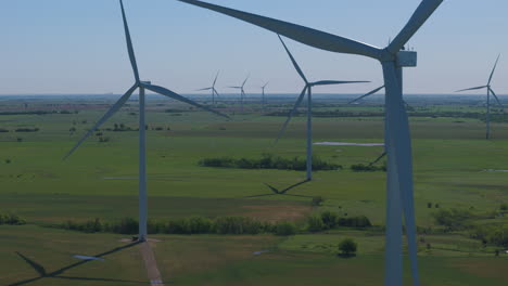 Oklahoma---Turbines-Wide-shot-with-blades-passing-close-booming-down