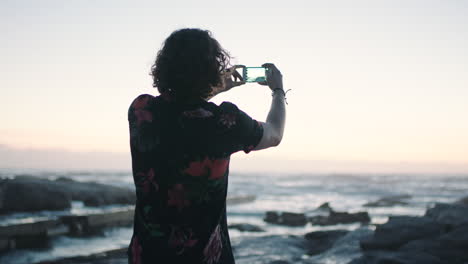 playa, puesta de sol y fotografía