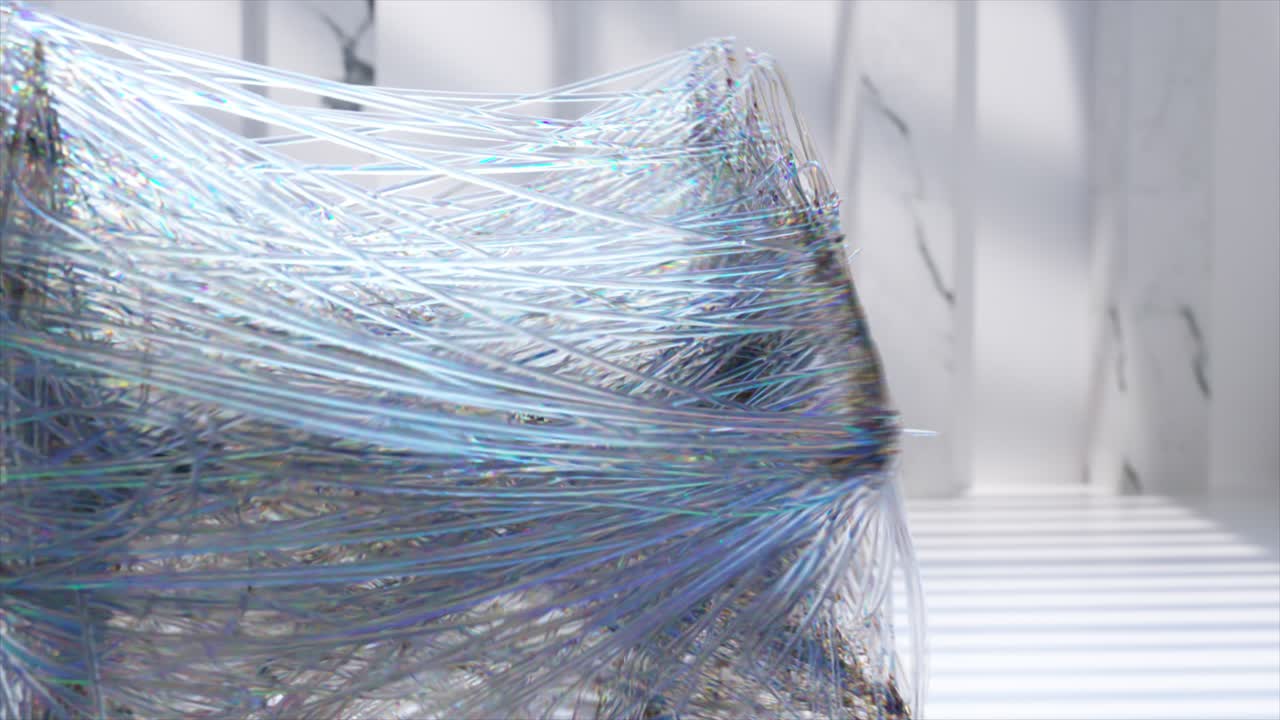 추상적인 유리 구조