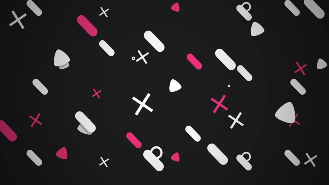 fondo de gráficos de movimiento sin costuras geométricos.