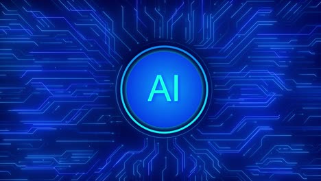 artificial intelligence ai chip circuit board wireframe shape electronic technology smart robot ai