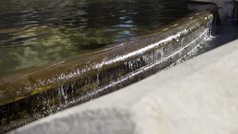 waterfall in a fountain