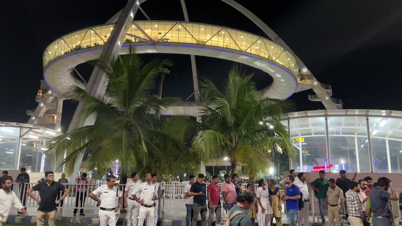 Police stopping the protest of IT Employees in New Town for demanding justice against the rape and murder incident of lady doctor in RG Kar medical college.