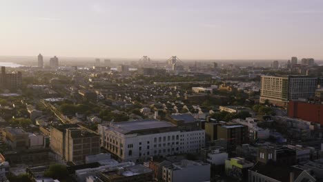 Philadelphia-Luftaufnahme-Des-Frühen-Morgensonnenaufgangs-4k