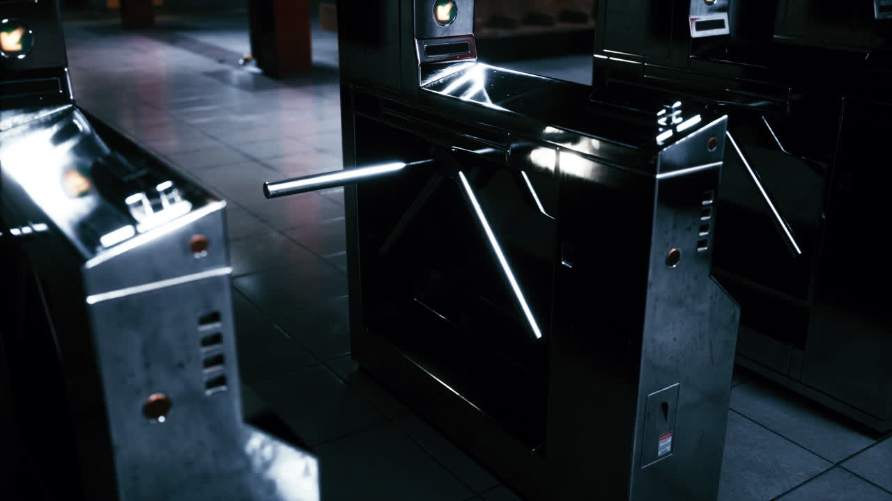 코로나19 전염병 기간 동안 비어있는 기차역