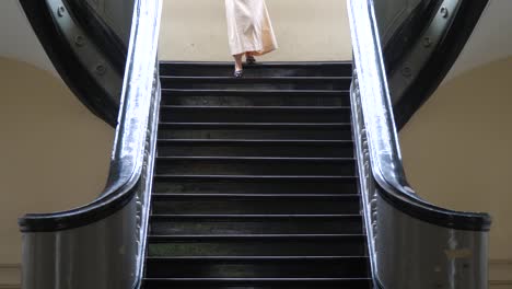 elegant staircase in the museum of ho chi minh city, formerly gia long palace, vietnam