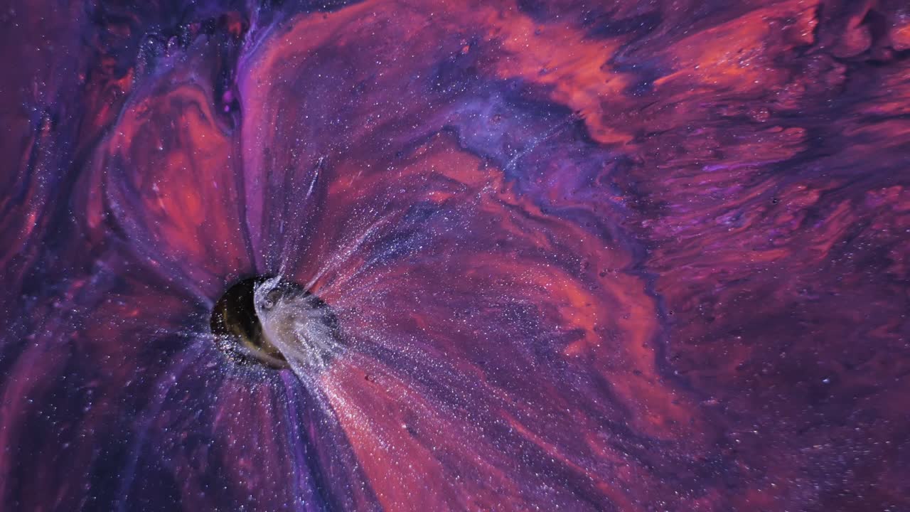 Arte fluida cosmica astratta