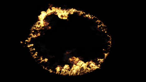 circular fire ring