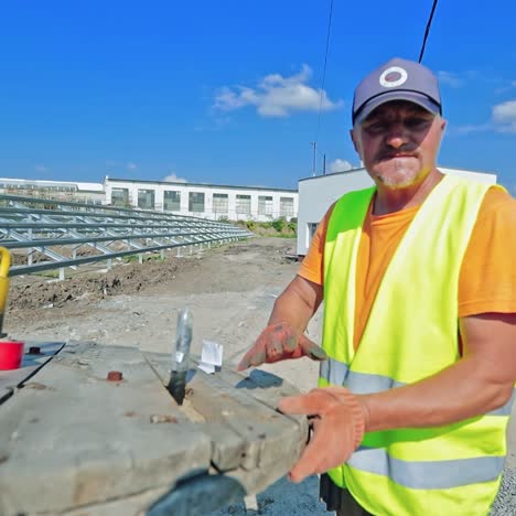 construction site worker