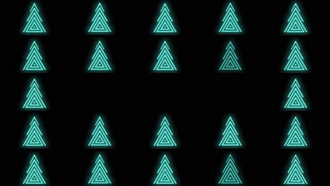 Christmas-trees-pattern-with-pulsing-neon-green-led-light-8