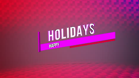 Modern-Happy-Holidays-with-cubes-on-red-gradient-geometric-pattern