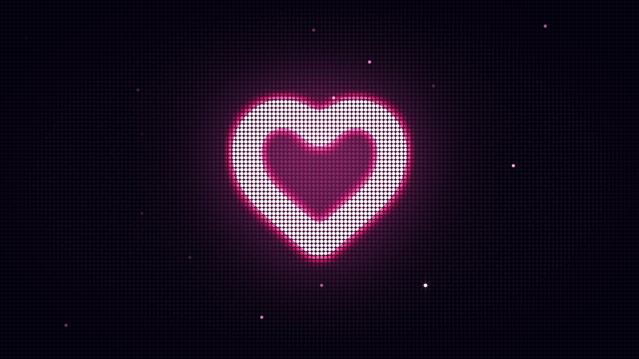 Digital Dot Heart Animations