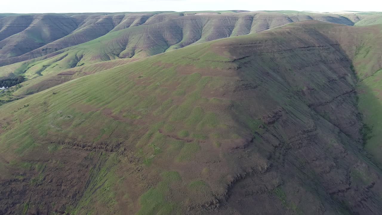 스네이크 리버 상공에서 드론 촬영