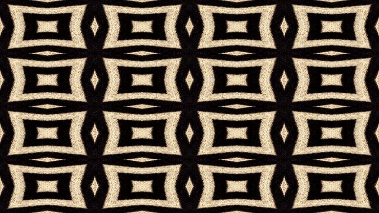 Zebra stripes pattern kaleidoscopic animation