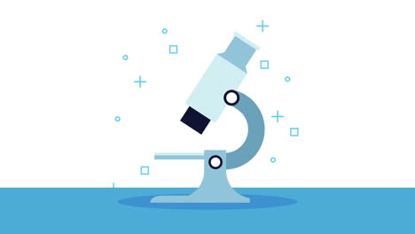 microscope laboratory equipment tool animated