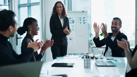 business meeting and appreciation
