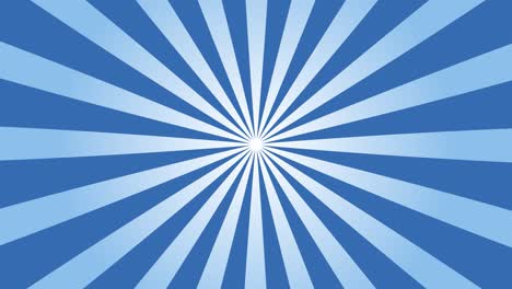 las líneas azules radiadas giran alrededor del centro del fondo.