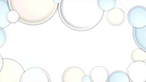 abstract light colors circles video animation