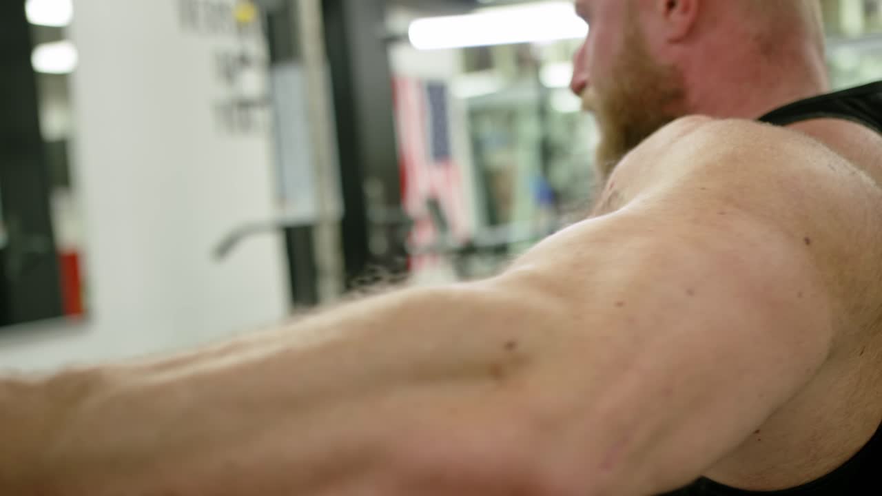 Muscular body sportsman endurance challenge