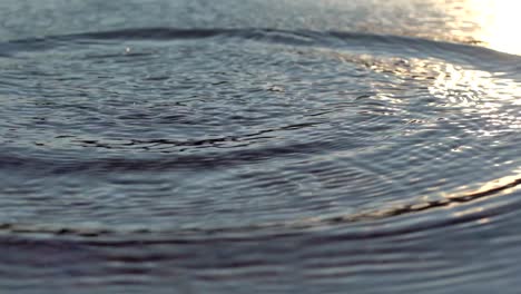 Slow-motion-footage-of-splashes-on-water-surface
