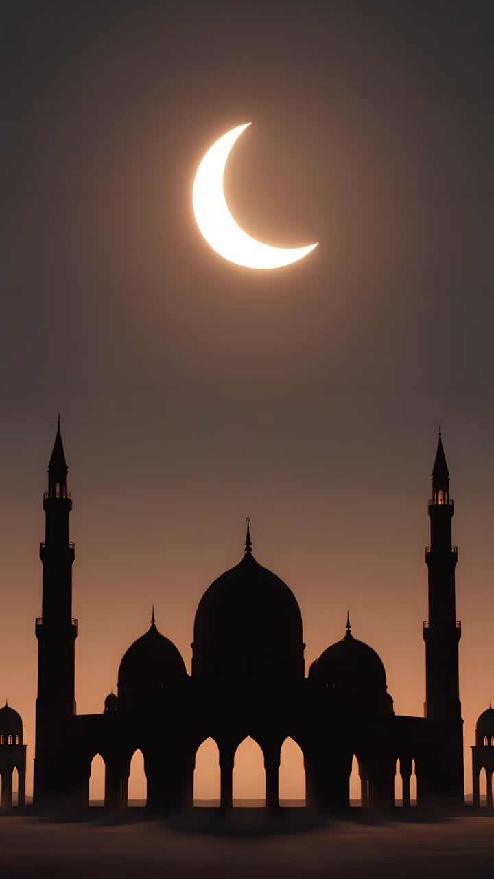 Eid al-Adha Moschea Sfondo islamico 4K