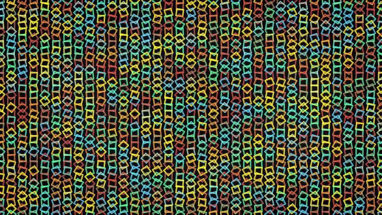 Colorful Geometric Square Pattern