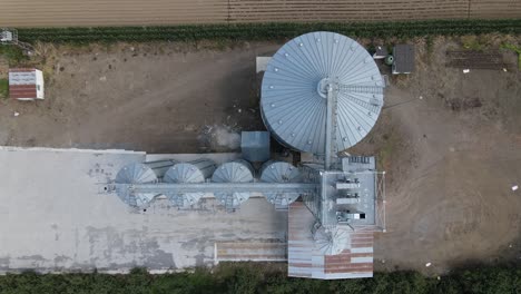 Dron-Aéreo-De-Silo-De-Granja