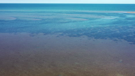 flying over the ocean