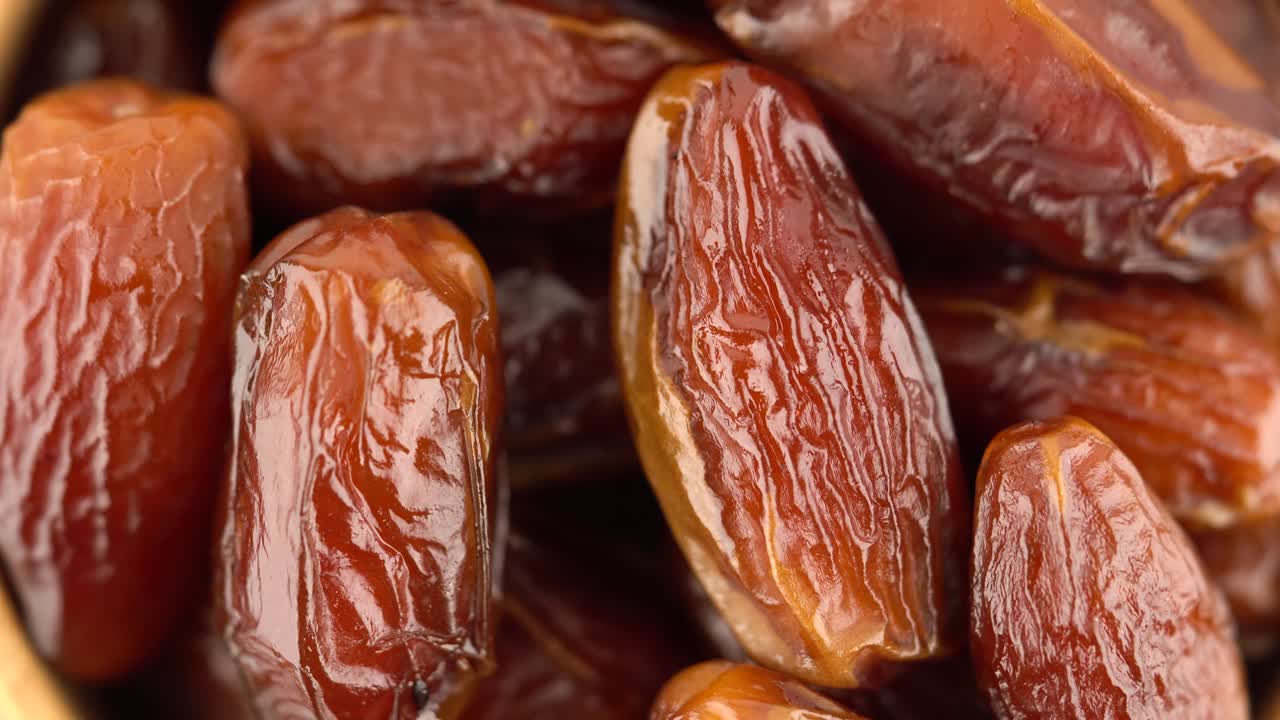 Date fruit in box. Seamless. Loop. looping.