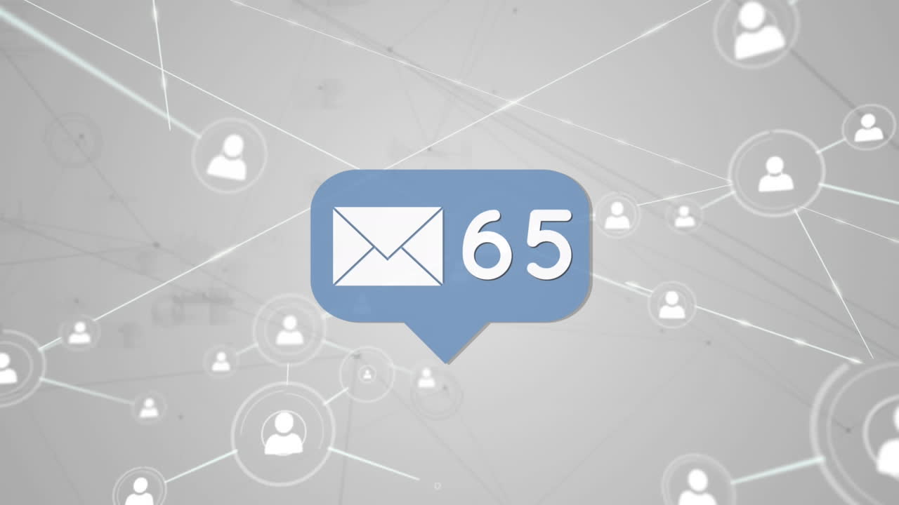 correos electrónicos de una red de contactos