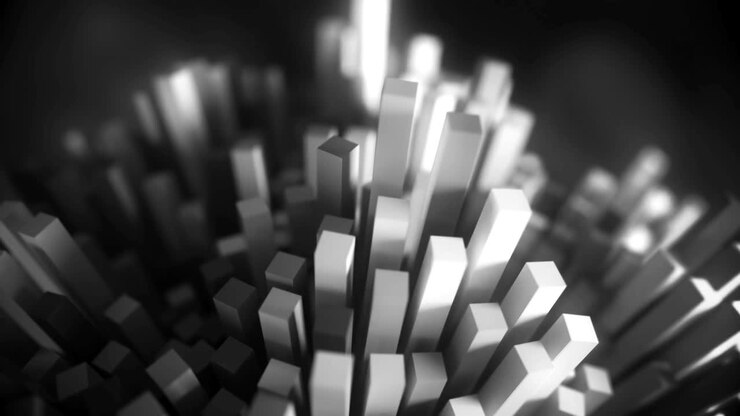 4K Futuristic Molecular Structure.