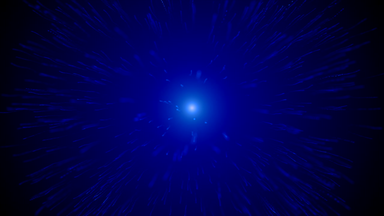 explosión azul abstracta